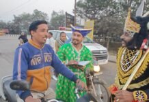 राजनांदगांव : सड़क सुरक्षा माह में नाटक के माध्यम से यातायात जागरूकता अभियान…