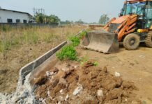 राजनांदगांव: अवैध कॉलोनियों पर चला प्रशासन का बुलडोजर…