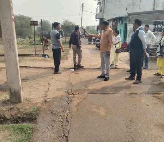 राजनांदगांव: महापौर मधुसूदन यादव वार्ड निरीक्षण मंे सुबह पहुॅचे कैलाश नगर, कंचनबाग एवं जनता कालोनी…