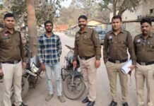 राजनांदगांव: गोंदिया से पकड़ा गया बाइक चोर, पांच चोरी की मोटरसाइकिलें बरामद…