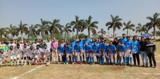 राजनांदगांव: अंतरक्षेत्रीय विद्युत फुटबॉल प्रतियोगिता का शानदार शुभारंभ…