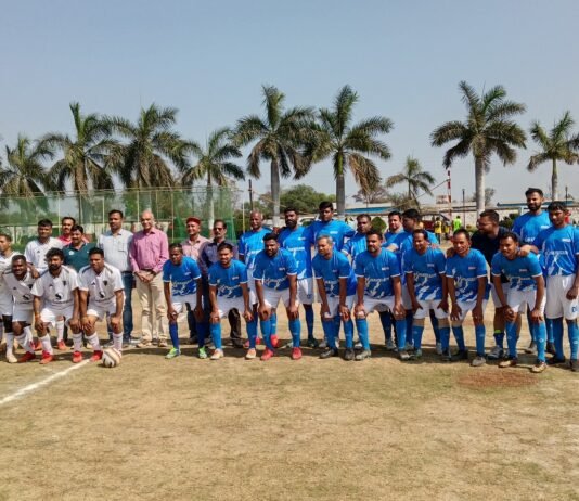 राजनांदगांव: अंतरक्षेत्रीय विद्युत फुटबॉल प्रतियोगिता का शानदार शुभारंभ…