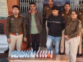 राजनांदगांव : अवैध शराब परिवहन पर लालबाग पुलिस की बड़ी कार्रवाई, दो आरोपी गिरफ्तार…