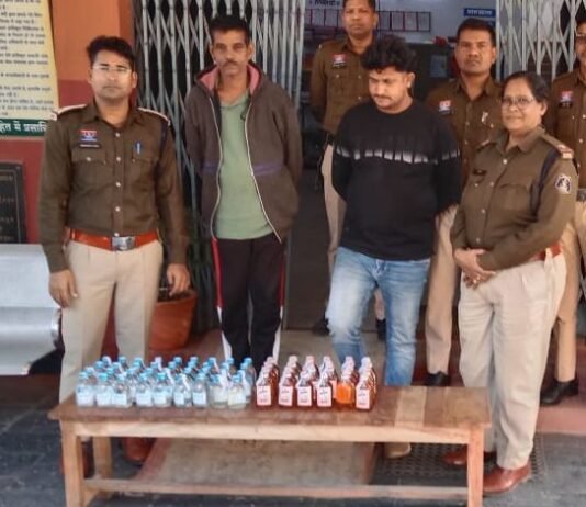 राजनांदगांव : अवैध शराब परिवहन पर लालबाग पुलिस की बड़ी कार्रवाई, दो आरोपी गिरफ्तार…