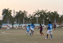 राजनांदगांव: अंतरक्षेत्रीय फुटबॉल प्रतियोगिता, कोरबा वेस्ट सहित चार टीमों का शानदार प्रदर्शन…