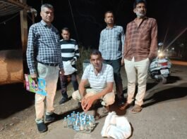 राजनांदगांव: अवैध शराब बिक्री पर सोमनी पुलिस की कार्रवाई…