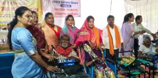 राजनांदगांव: 300 वरिष्ठ नागरिकों को नि:शुल्क सहायक उपकरणों का किया गया वितरण…