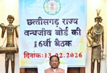 रायपुर : वन्यजीवों के प्राकृतिक आवास की सुरक्षा और सह-अस्तित्व के सिद्धांतों के अनुरूप हो सभी गतिविधियों का संचालन मुख्यमंत्री साय…