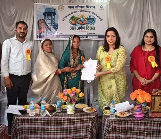 राजनांदगांव: ग्राम बाघमार में जल अर्पण दिवस का हुआ उत्साहपूर्वक आयोजन…