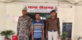 खैरागढ़: सूने मकान में चोरी करने वाला आरोपी गिरफ्तार…