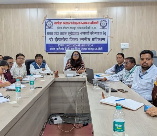 मोहला: जिले में जनगणना 2027 के सफल संचालन हेतु दो दिवसीय प्रशिक्षण संपन्न…