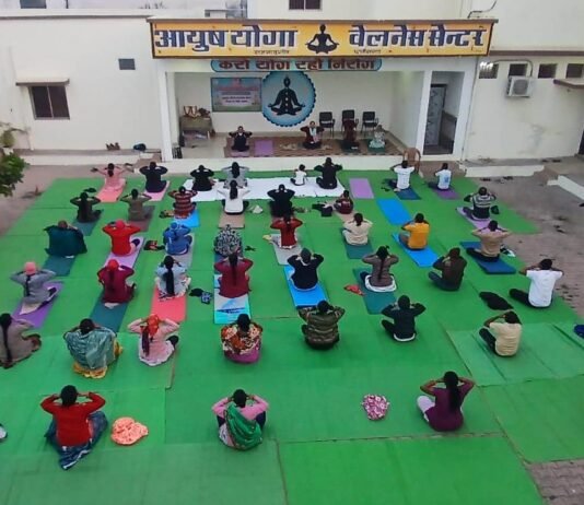 राजनांदगांव: चौपाटी में योग शिविर का किया जा रहा आयोजन…
