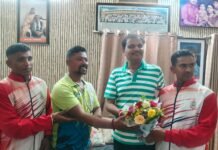 राजनांदगॉव : हैदराबाद में आयोजित पुलिस गेम्स के लिये छ.ग.पुलिस टीम में राजनांदगॉव के तीन चयनित…