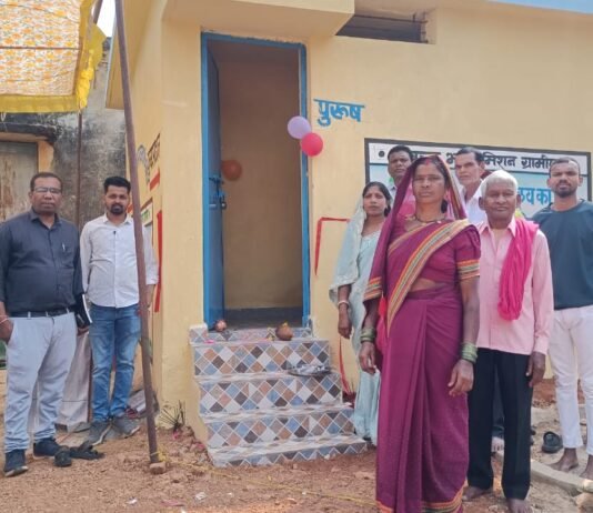 मोहला: अंबागढ़ चौकी के हितागुटा ग्राम में सामुदायिक शौचालय का लोकार्पण…