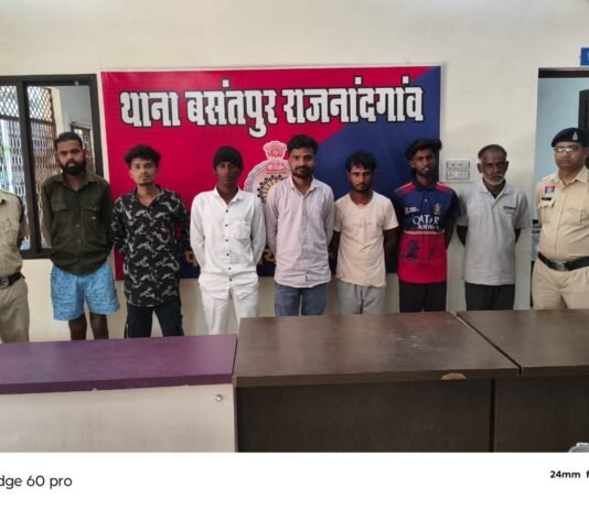 राजनांदगांव: होली से पहले बसंतपुर पुलिस की सख्ती, 40 पौवा शराब जब्त, अवैध कोचिया समेत 4 असामाजिक तत्वों पर कार्रवाई…