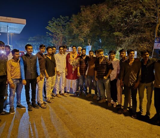 राजनांदगांव: विशु अजमानी के नेतृत्व में युवाओं ने किया भिलाई विधायक देवेंद्र यादव का भव्य स्वागत…