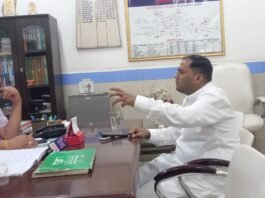 राजनांदगांव: स्टेशनपारा में वर्षों से अधूरे पड़े अंडरब्रिज निर्माण को लेकर कांग्रेस नेता आसिफ अली ने की स्टेशन प्रबंधक से की मुलाकात…