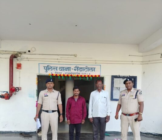 राजनांदगांव: होली से पहले गैंदाटोला पुलिस की कार्रवाई, 2 असामाजिक तत्व गिरफ्तार…