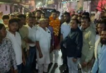 राजनांदगांव : स्टेशन पारा में विधायक देवेंद्र यादव का जोरदार स्वागत –आसिफ…