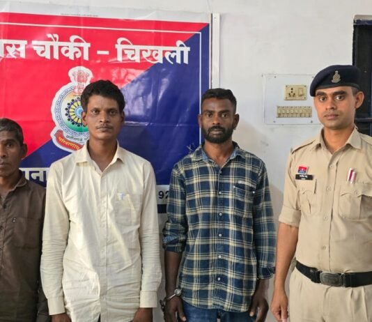 राजनांदगांव: चिखली क्षेत्र में पुलिस का अभियान, 3 बदमाशों पर कार्रवाई…