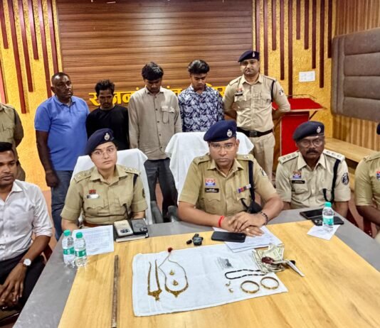 राजनांदगांव: ताला तोड़कर चोरी करने वाले 4 आरोपी गिरफ्तार, जेवरात बरामद…