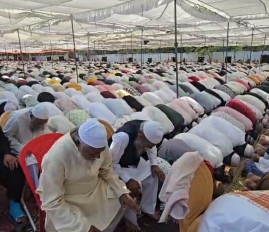राजनांदगांव: ईदगाह में हुई विशेष नमाज, अमन शांति का दिया पैगाम…