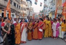 राजनांदगांव:हनुमान जन्मोत्सव शोभायात्रा में उमड़ी नारीशक्ति, भक्ति और उत्साह का अद्भुत संगम…