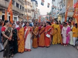 राजनांदगांव:हनुमान जन्मोत्सव शोभायात्रा में उमड़ी नारीशक्ति, भक्ति और उत्साह का अद्भुत संगम…