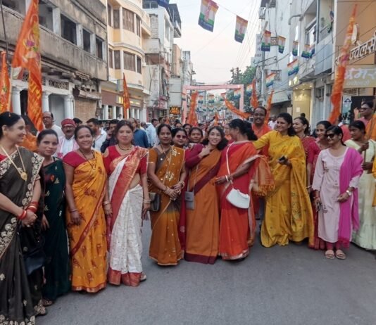 राजनांदगांव:हनुमान जन्मोत्सव शोभायात्रा में उमड़ी नारीशक्ति, भक्ति और उत्साह का अद्भुत संगम…