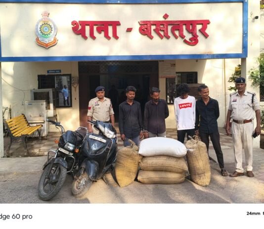 राजनांदगांव : ट्रक से चना चोरी का मामला में चार आरोपी गिरफ्तार…