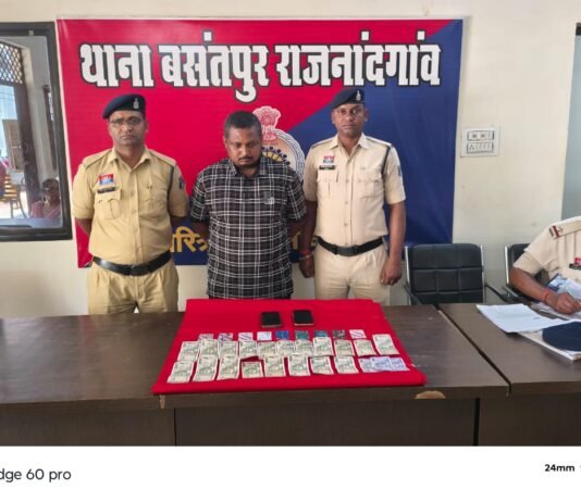 राजनांदगांव : मोबाइल से सट्टा चला रहा युवक गिरफ्तार, लाखों का सामान जब्त…