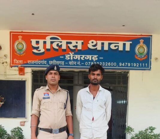 राजनांदगांव : नाबालिग बालिका को बहला-फुसलाकर ले जाकर शारीरिक शोषण करने वाला आरोपी हैदराबाद से गिरफ्तार…