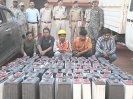 मोहला: मोबाइल टावर बैटरी चोरी का बड़ा खुलासा, 5 आरोपी गिरफ्तार, 11 लाख से अधिक की संपत्ति जब्त…