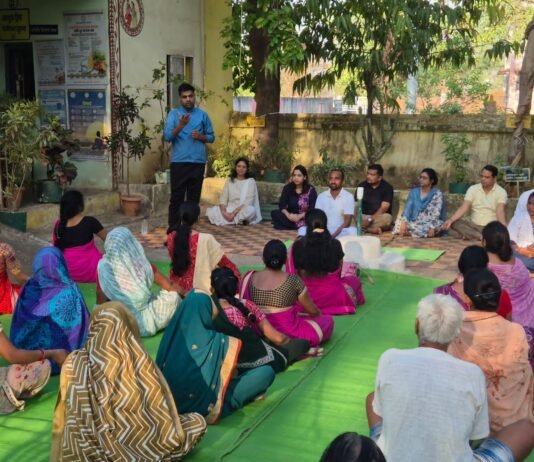 राजनांदगांव: कलेक्टर ने आयुष्मान आरोग्य मंदिर सुरगी के योग शिविर में लिया हिस्सा…