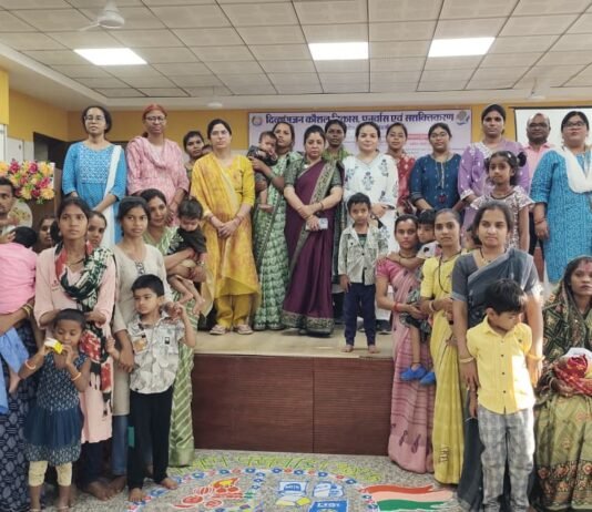 राजनांदगांव सीआरसी सेंटर में सुपोषण पखवाड़ा का आयोजन, अन्नप्राशन व गोद भराई कार्यक्रम संपन्न…