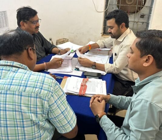 राजनांदगांव: अपर कलेक्टर ने लाल बहादुर नगर तहसील कार्यालय का किया औचक निरीक्षण…