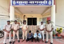 राजनांदगांव: बागनदी पुलिस की बड़ी कार्रवाई ,43 पेटी अवैध गोवा व्हिस्की जब्त, दो तस्कर गिरफ्तार…