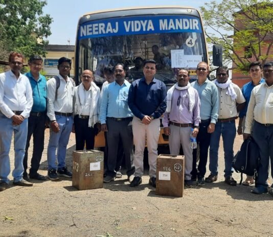 राजनांदगांव: नगरपालिकाओं एवं त्रिस्तरीय पंचायतों के आम व उप निर्वाचन के लिए मतदान दलों की हुई रवानगी…