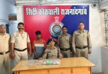 राजनांदगांव: पंतजलि मेगा स्टोर्स में चोरी का खुलासा, चंद घंटों में आरोपी गिरफ्तार…