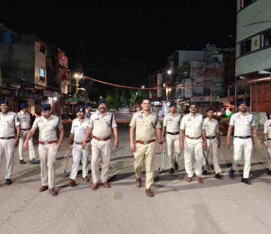 केसीजी पुलिस का कॉम्बिंग गश्त अभियान…