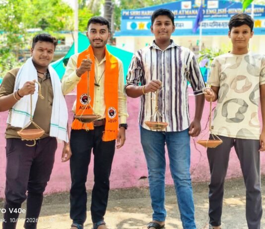 राजिम: अभाविप इकाई, गोबरा नवापारा ने चलाया “हमर चिरई, हमर चिन्हारी” के तहत सकोरा अभियान…