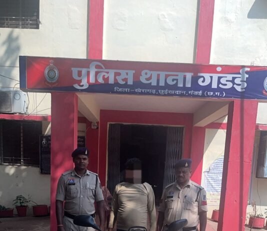 खैरागढ़: मोटरसाइकिल चोरी के मामले में पुलिस की त्वरित कार्रवाई, महाराष्ट्र निवासी आरोपी गिरफ्तार…
