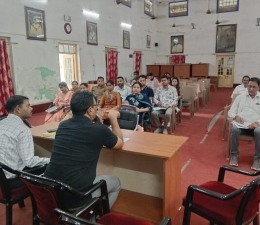 राजनांदगांव: स्वच्छता सर्वेक्षण 2025-26 के लिये आयुक्त ने नोडल अधिकारियो की ली बैठक…