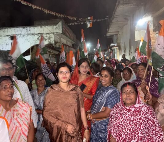 डोंगरगढ़ विधायक हर्षिता स्वामी बघेल ने घूमका नगर पंचायत चुनाव में झोंकी ताकत, वार्डों में लगातार किया धुआंधार जनसंपर्क…