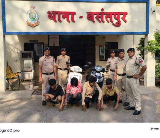 राजनांदगांव: राहगीरों से शराब के लिए पैसे मांगकर मारपीट करने वाले गिरोह पर बसंतपुर पुलिस की बड़ी कार्रवाई, 4 आरोपी गिरफ्तार…