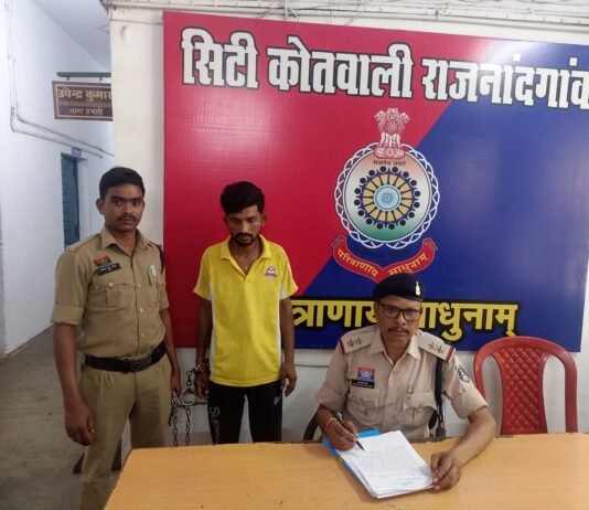 राजनांदगांव: बेटी को बचाने पहुंचे पिता पर दामाद का हमला, आरोपी गिरफ्तार…