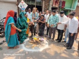 राजनांदगांव: तुलसीपुर में बनेगा नाला, महापौर ने किया भूमिपूजन…