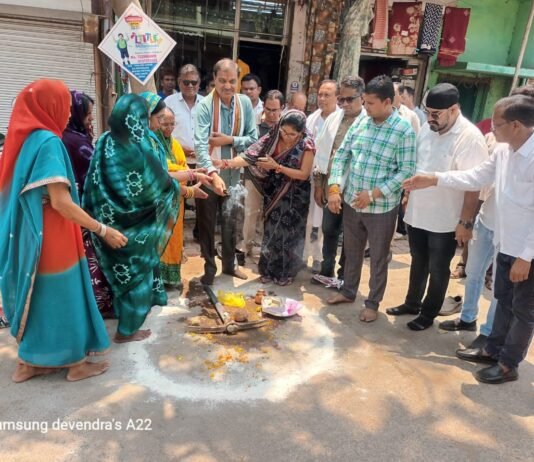 राजनांदगांव: तुलसीपुर में बनेगा नाला, महापौर ने किया भूमिपूजन…