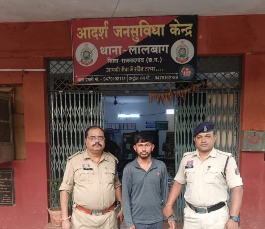 राजनांदगांव: फर्जी महिला प्रोफाइल बनाकर युवकों को ठगने वाला साइबर आरोपी गिरफ्तार…