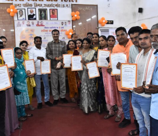 राजनांदगांव: पथ विक्रेताओ को आत्मनिर्भर बनाने निगम में स्वनिधि महोत्सव का हुआ आयोजन…